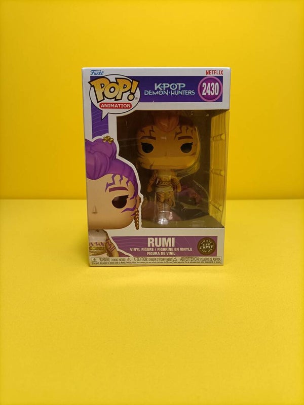 Anime Funko Pop 2430 Rumi (What it Sounds Like) (Glows in the Dark) (Chase) - K-Pop Demon Hunters