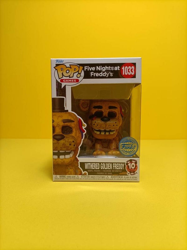 Games Funko Pop 1033 Withered Golden Freddy - Five Nights at Freddy's
