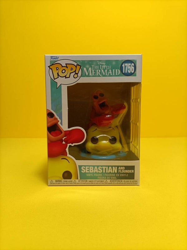 Funko Pop 1756 Sebastian and Flounder - Disney The Little Mermaid / De Kleine Zeemeermin