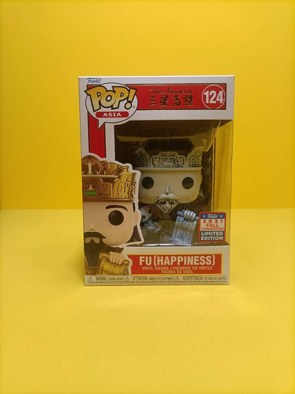 Overige Funko Pop Asia 124 Fu (Happiness) (Ceramic) (2021 Fall Convention) - Three Immortals