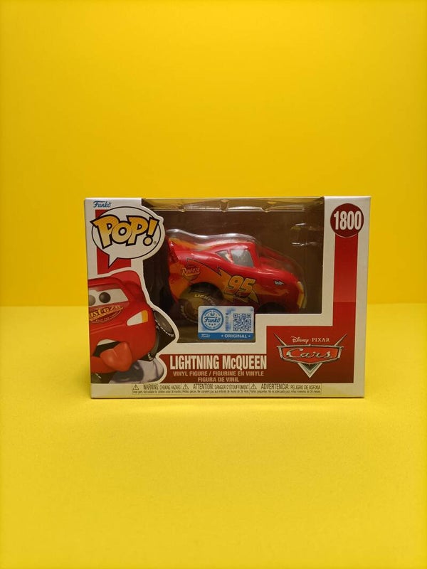 Funko Pop 1800 Lightning McQueen (Leaping) (Special Edition) - Disney Pixar Cars