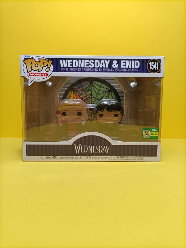 Television Funko Pop Moment 1541 Wednesday & Enid (2024 San Diego Comic Con) - Wednesday / The Addams Family