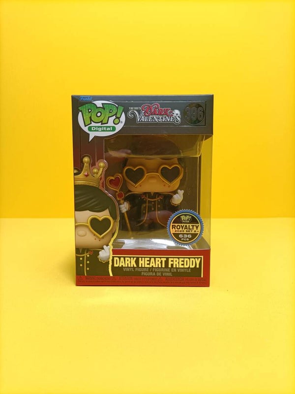 Overige Digital Funko Pop 396 Dark Heart Freddy (NFT Release) (Royalty Limited 636 Pieces) - Freddy's Dark Valentine