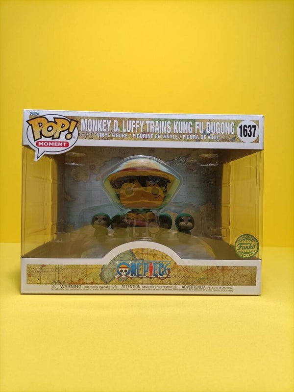 Anime Funko Pop Moment 1637 Monkey D. Luffey Kung Fu Dugong (Special Edition) - One Piece