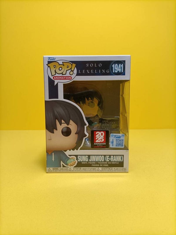 Anime Funko Pop 1941 Sung Jinwoo (E-Rank) (2025 Animation Expo) - Solo Leveling