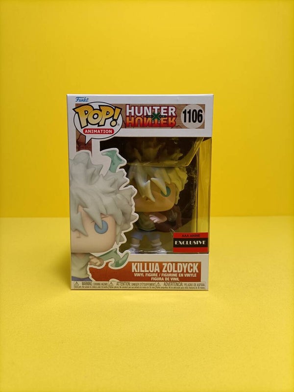 Anime Funko Pop 1106 Killua Zoldyck (AAA Anime Exclusive) - Hunter X Hunter