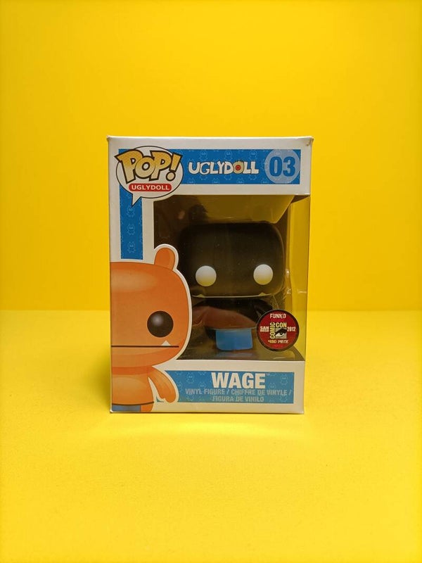 Overige Funko Pop 03 Wage (Black) (2012 San Diego Comic Con) (Limited 480 Pieces) - Ugly Doll