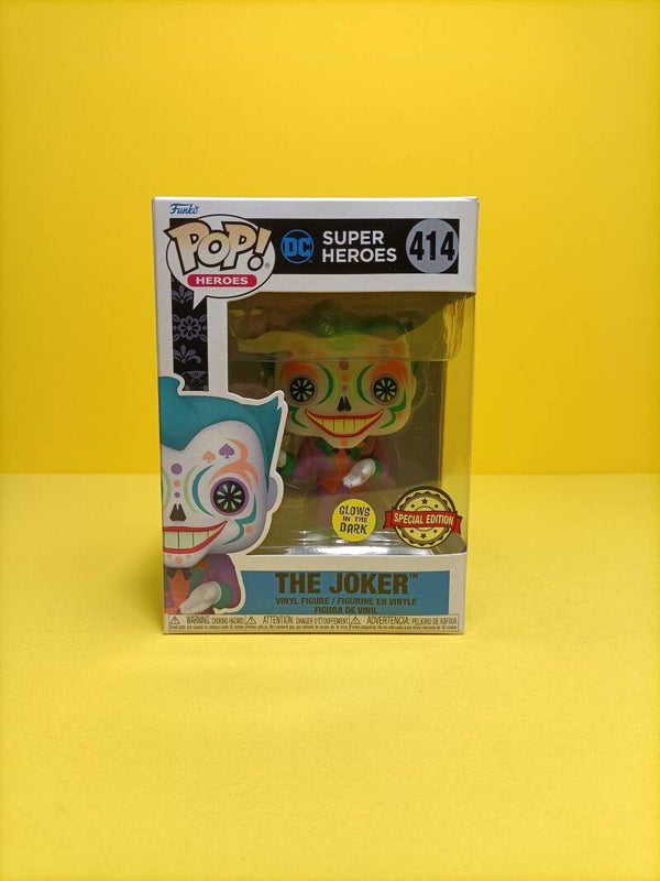 Funko Pop 414 The Joker (Dia de Los) (Glows in the Dark) (Special Edition) - DC Comics Super Heroes