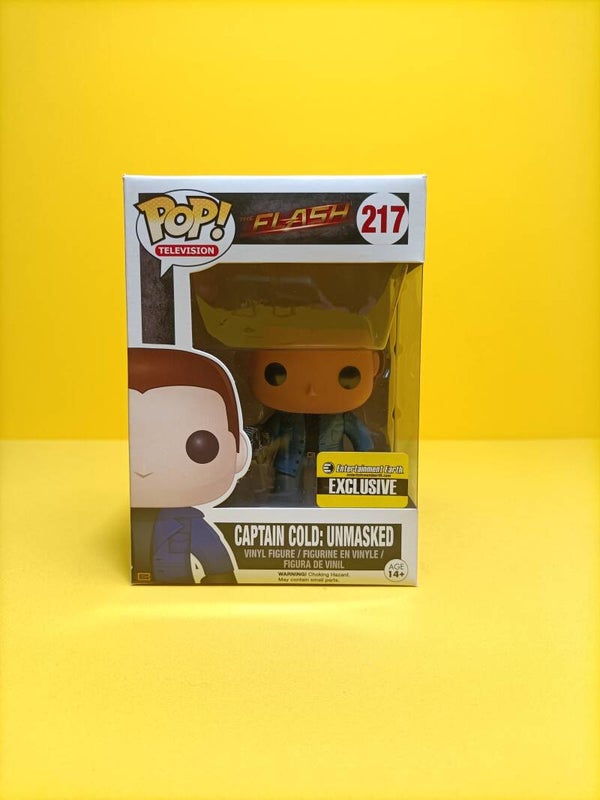Television Funko Pop 217 Captain Cold: Unmasked (Entertainment Earth Exclusive) - DC Comics The Flash