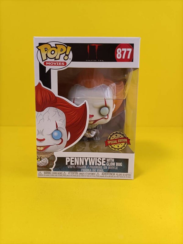 Movies Funko Pop 877 Pennywise with Glow Bug (Special Edition) - IT Chapter Two