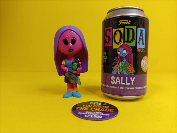 Funko Soda Can Figure Sally with Deadly Night Shade (Chase) - The Nightmare before Christmas (Limited 1.300 Pieces)