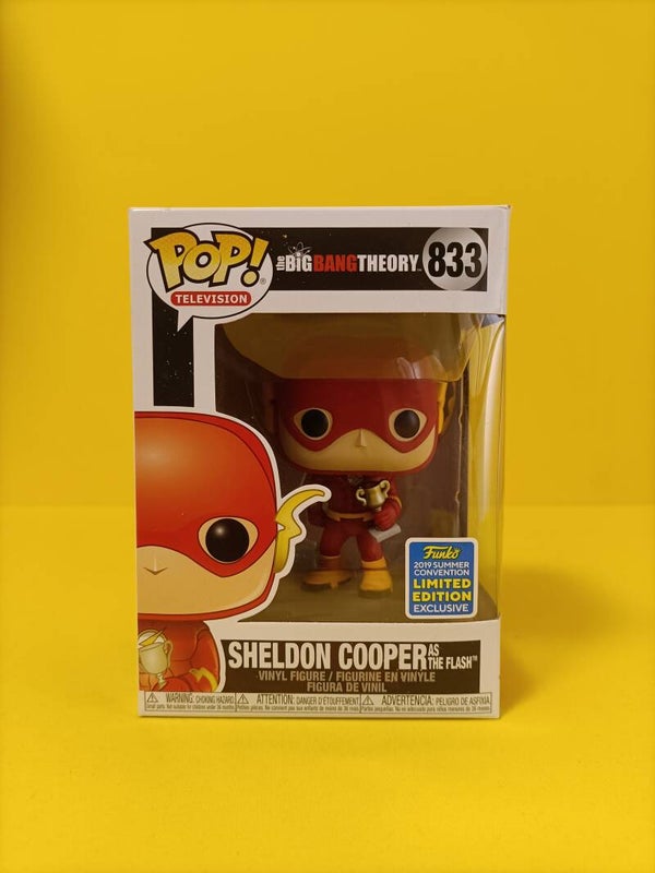 Television Funko Pop 833 Sheldon Cooper as The Flash - The Big Bang Theory