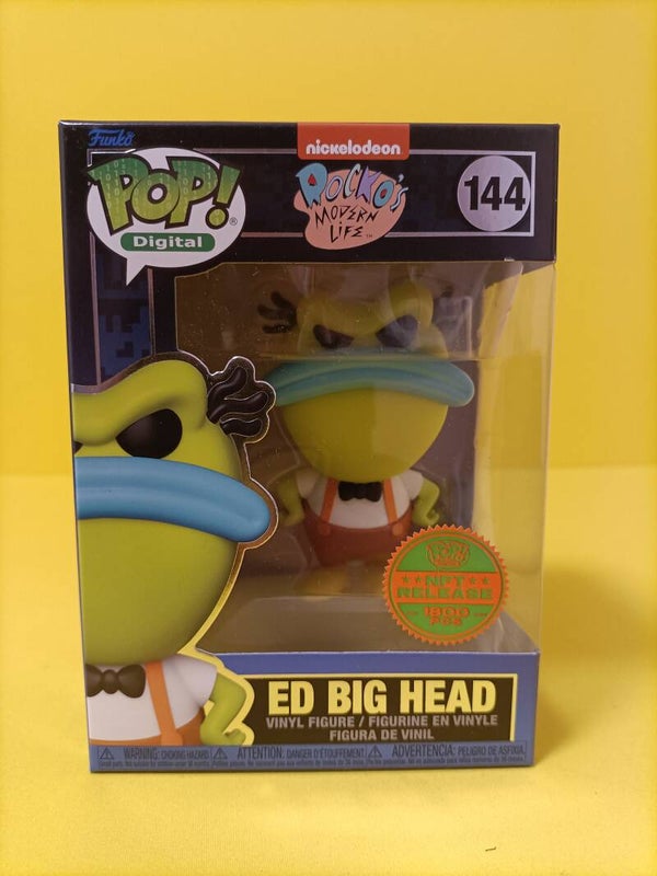 Animation Funko Pop 144 Ed Big Head (NFT Release) (Limited 1800 Pieces) - Rocko's Modern Life