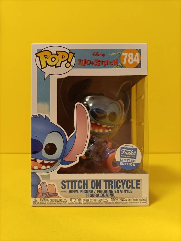 Funko Pop 784 Stitch on Tricycle - Disney Lilo & Stitch