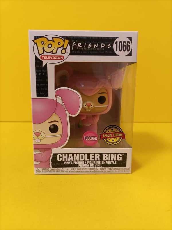 Television Funko Pop 1066 Chandler Bing (Flocked) (Special Edition) - Friends