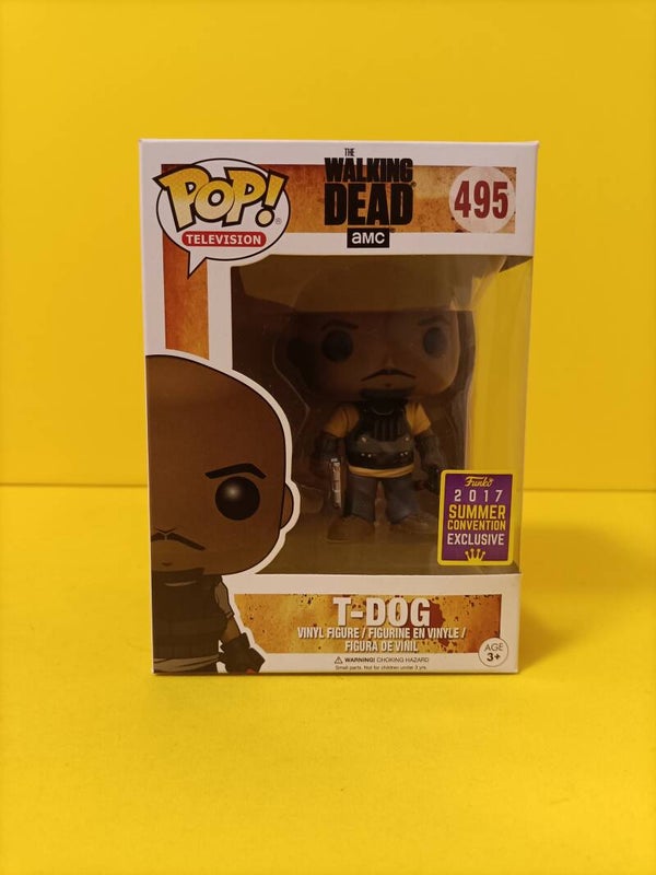 Television Funko Pop 495 T-Dog (2017 Summer Convention) - The Walking Dead