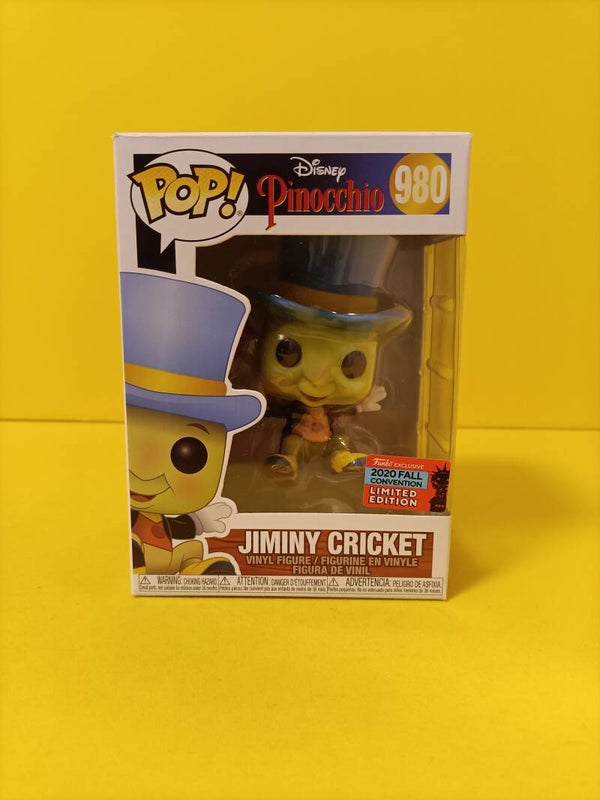 Funko Pop 980 Jiminy Cricket (2020 Fall Convention) - Disney Pinocchio
