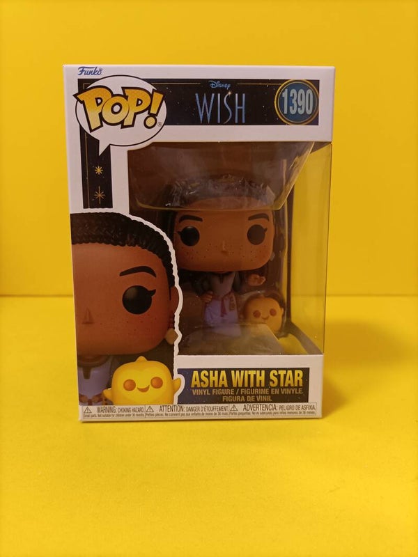 Funko Pop 1390 Asha with Star - Disney Wish