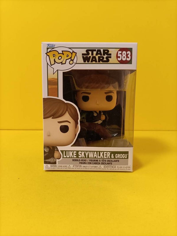 Funko Pop 583 Luke Skywalker & Grogu - Star Wars The Book of Boba Fett