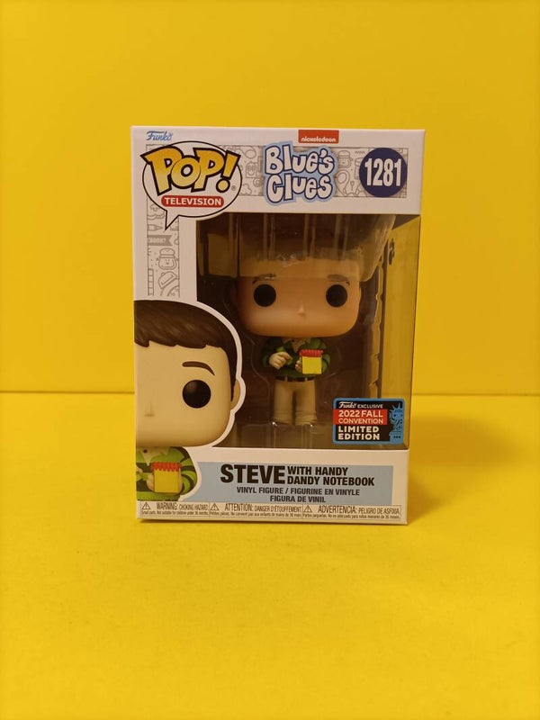 Television Funko Pop 1281 Steve with Handy Dandy Notebook (2022 Fall Convention) - Blue's Clues