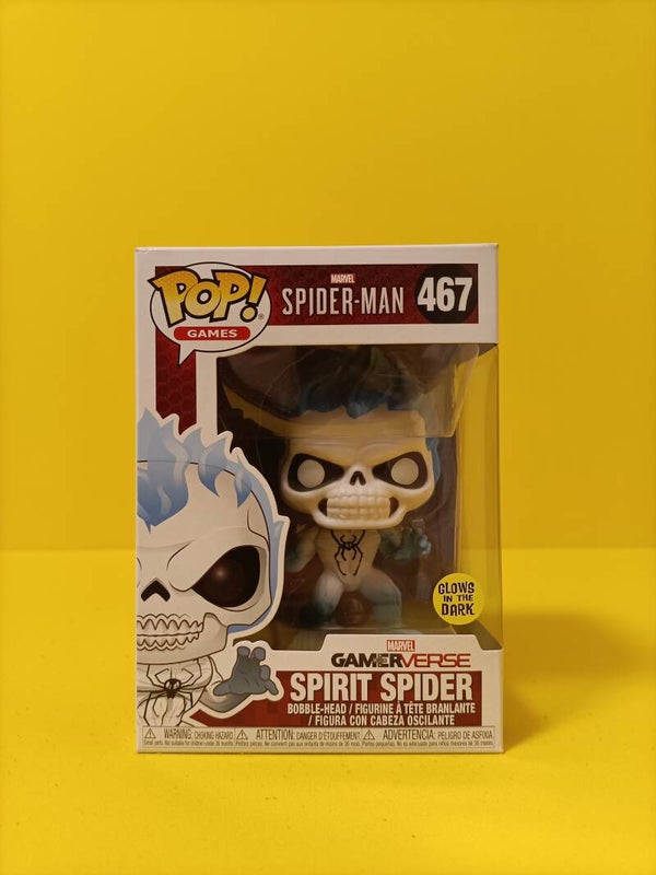 Funko Pop 467 Spirit Spider (Glows in the Dark) - Marvel Gamerverse Spider-Man