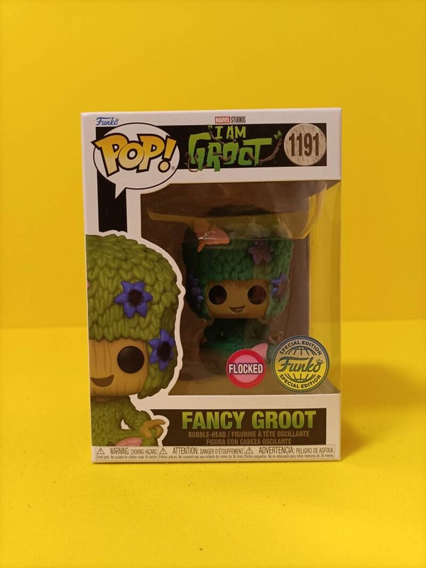 Funko Pop 1191 Fancy Groot (Flocked) (Special Edition) - Marvel Guardians of the Galaxy / Studio's I am Groot
