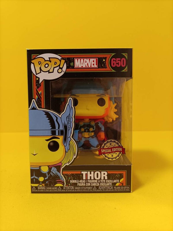 Funko Pop 650 Thor (Blacklight) (Special Edition) - Marvel