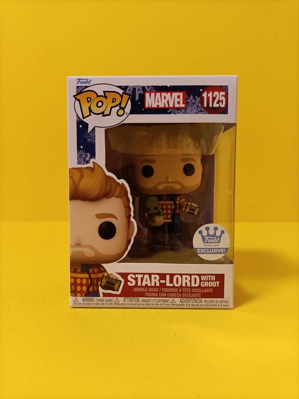 Funko Pop 1125 Star-Lord with Groot (Funko Exclusive) - Marvel Guardians of the Galaxy