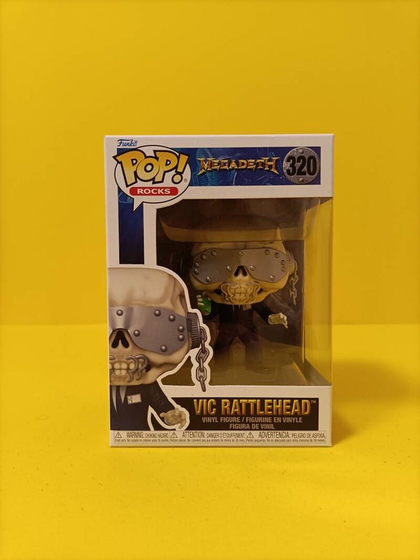 Rocks Funko Pop 320 Vic Rattlehead - Megadeth