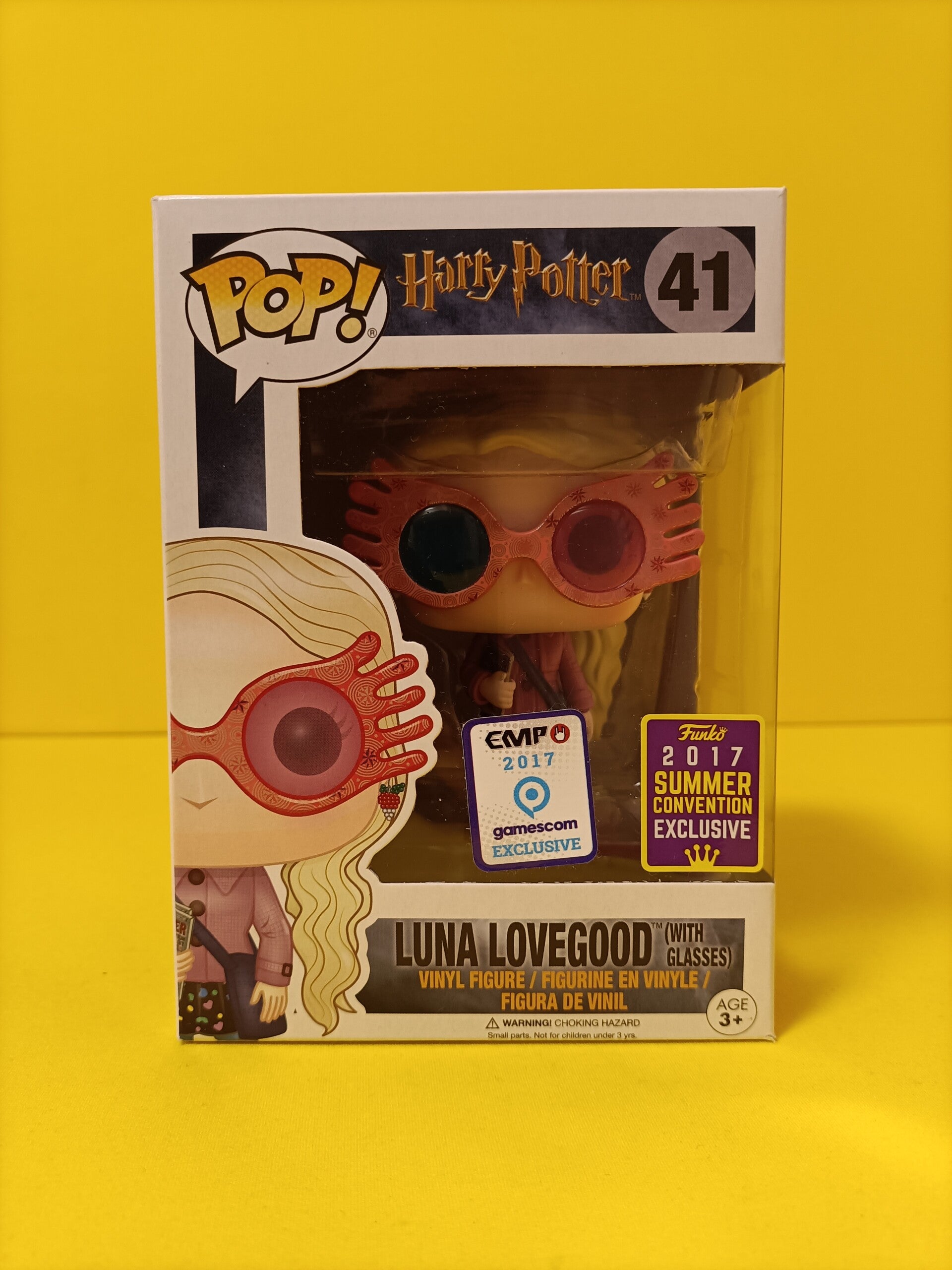 Movies Funko Pop 41	Luna Lovegood with Glasses (2017 Summer Convention) (EMP Gamestop Exclusive) - Harry Potter