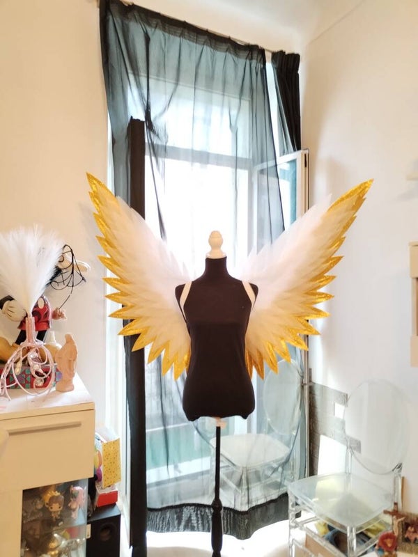 Ailes déesse en hauteur et son serre-tête