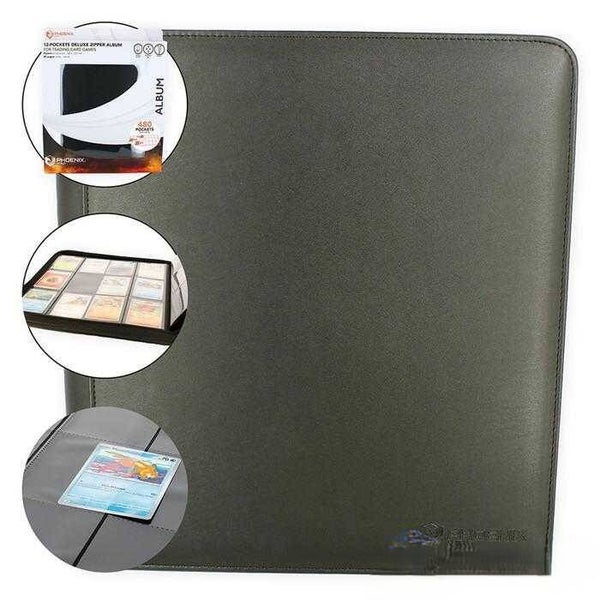 PHOENIX SHIELD Classeur MAXI DELUXE 12 CASES POUR 480 CARTES