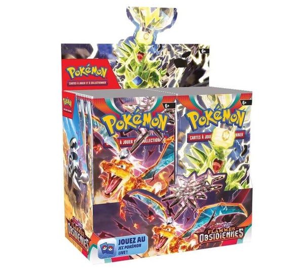 Pokemon Display Flammes Obsidiennes EV03