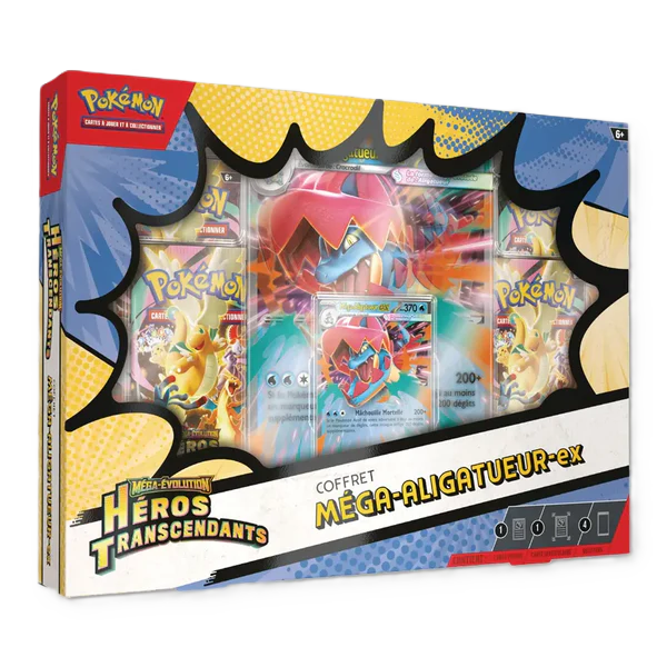 Pokémon - Coffret Héros Transcendants 4 Booster