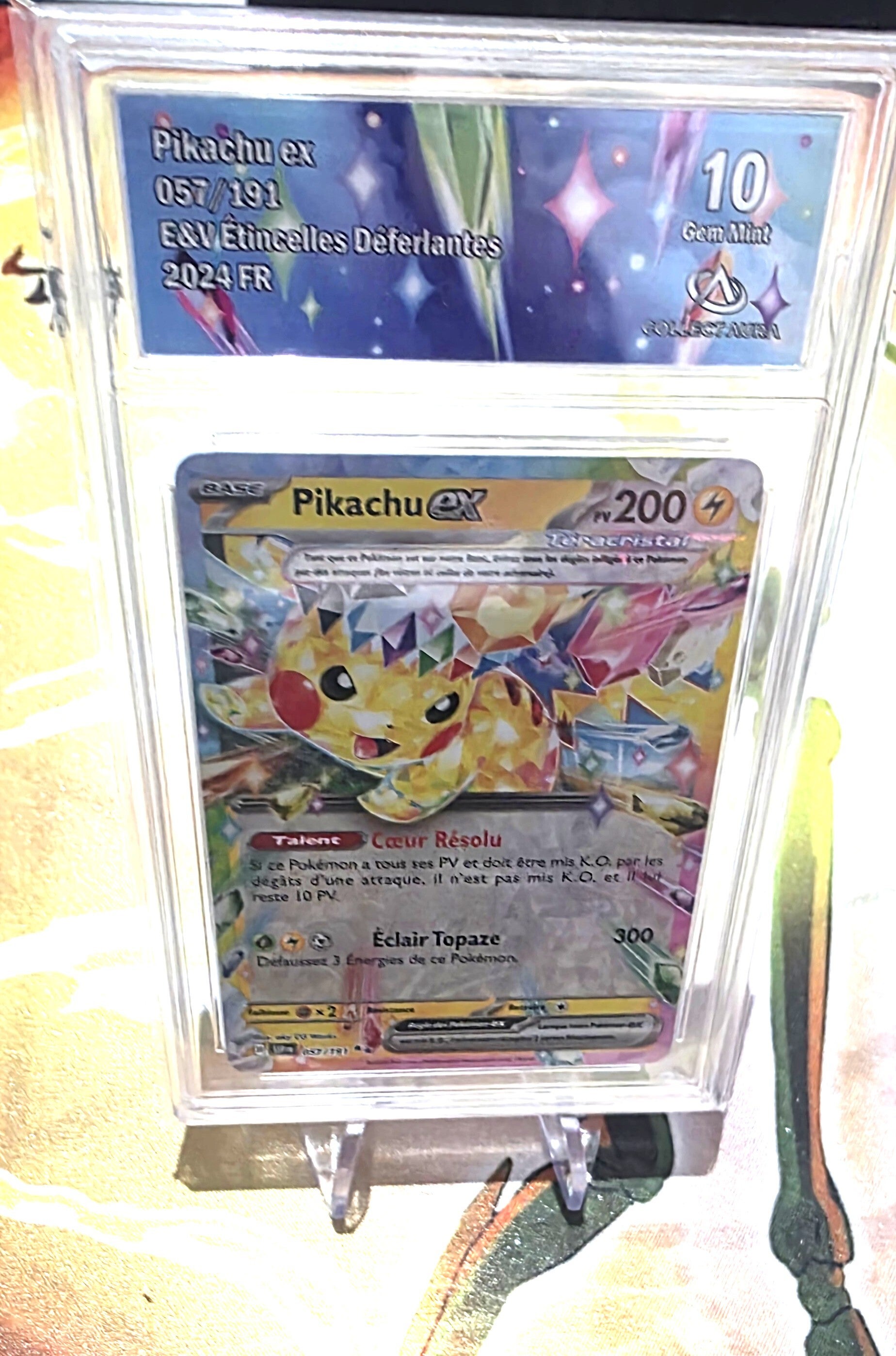Pikachu Ex 057 Collect Aura 10