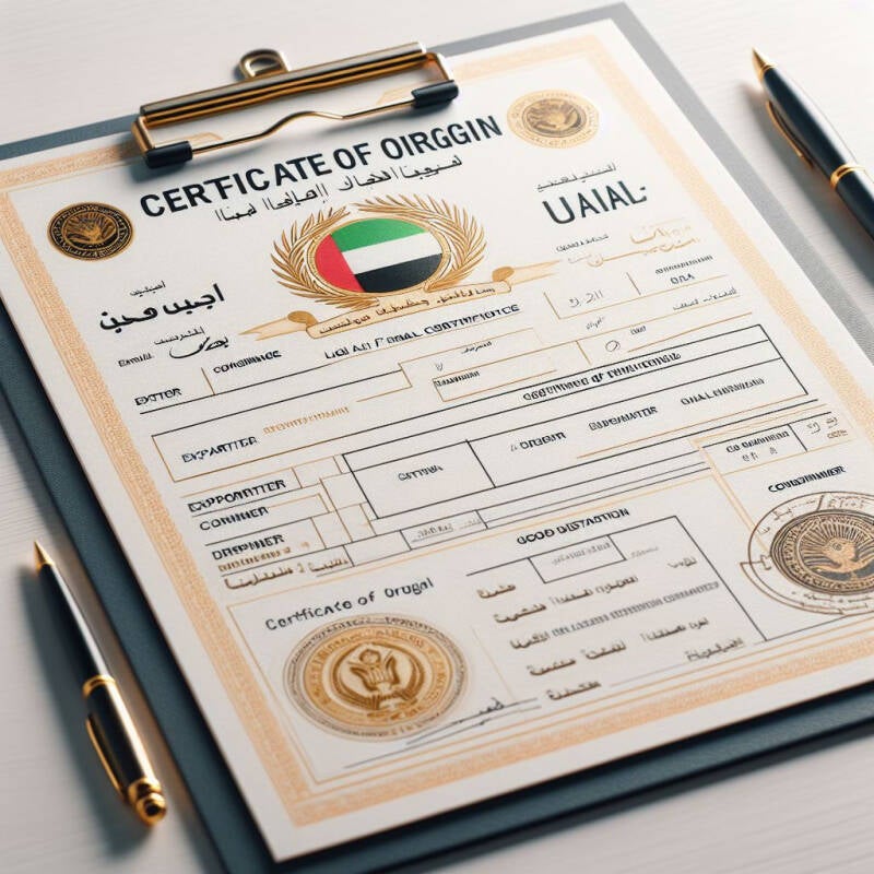 Certificate of Origin UAE