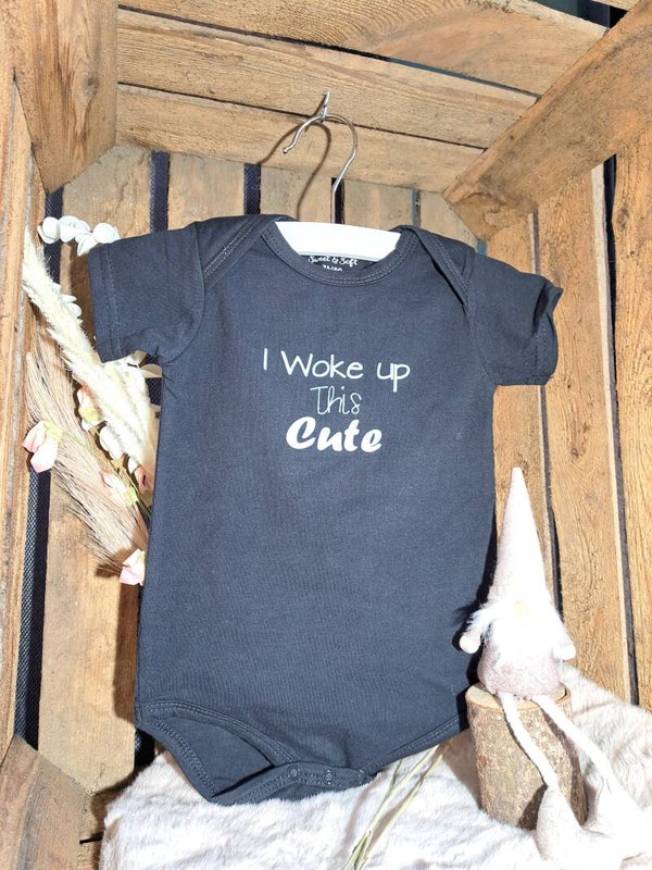 Romper I woke up this cute