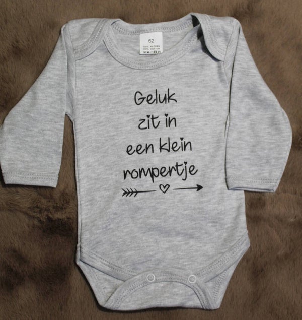 Romper Geluk zit in een klein rompertje
