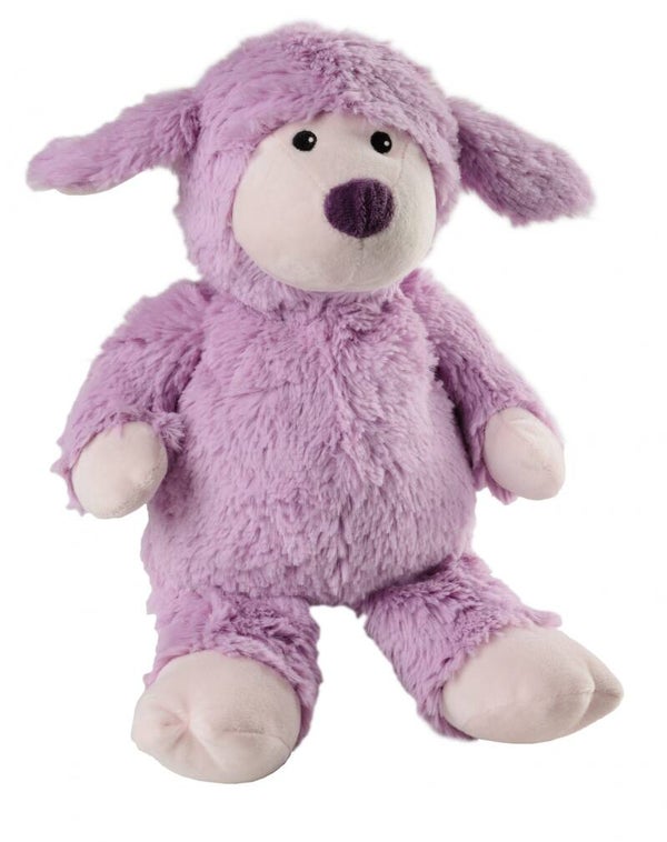 Warmte knuffel Schaap lila
