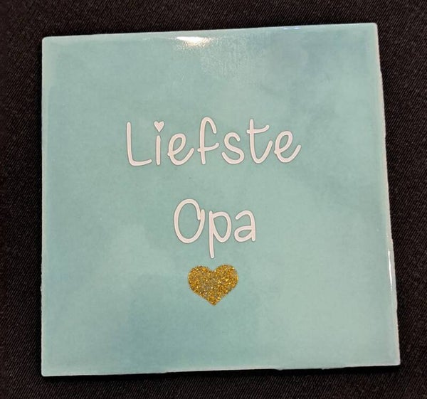 Tegeltje Liefste Opa