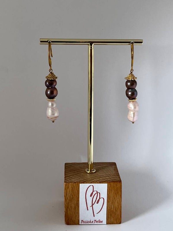 Oorhangers met zoetwaterparels