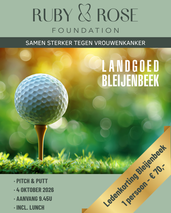 Ticket 1 pers. met ledenkorting Golfbaan Bleijenbeek