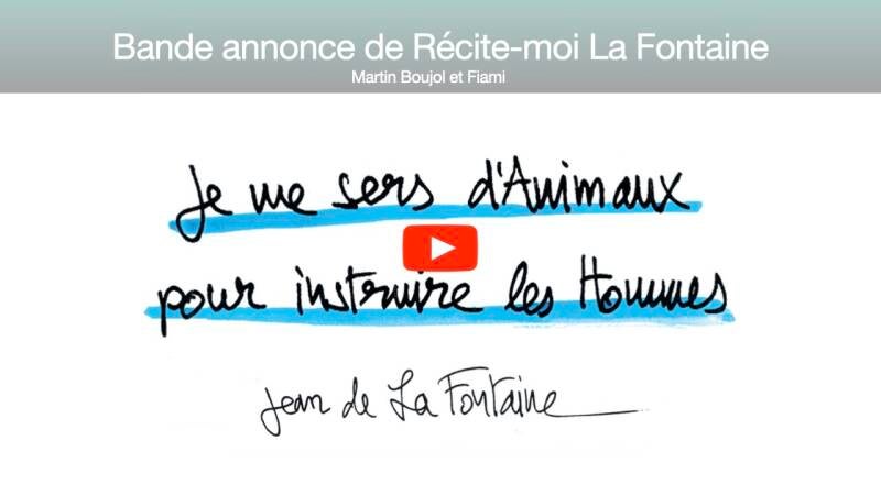 Texte manuscrit et colorié par Fiami: Je me sers d'Animaux pour instruire les Hommes