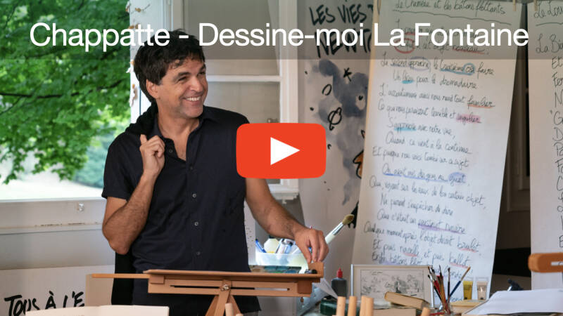 Chappatte dessine une fable de La Fontaine