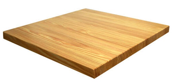 Solid Clear  Pine Wood Table Top