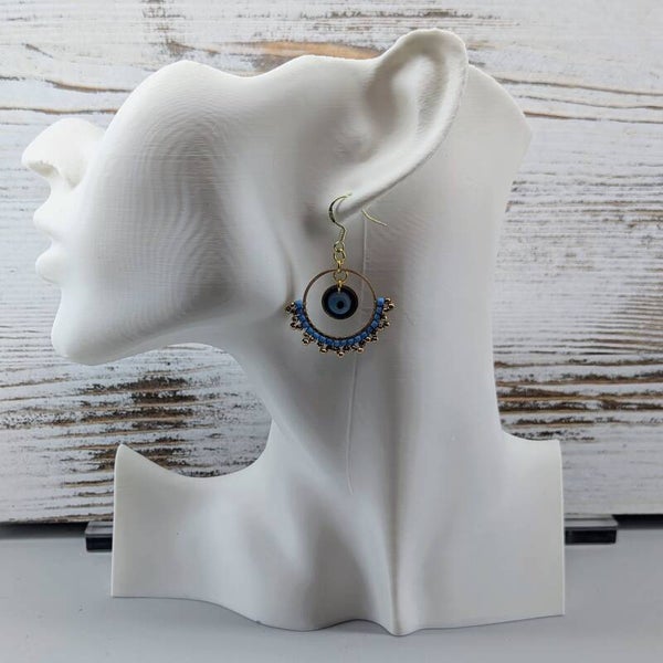 Beaded Drop Earrings