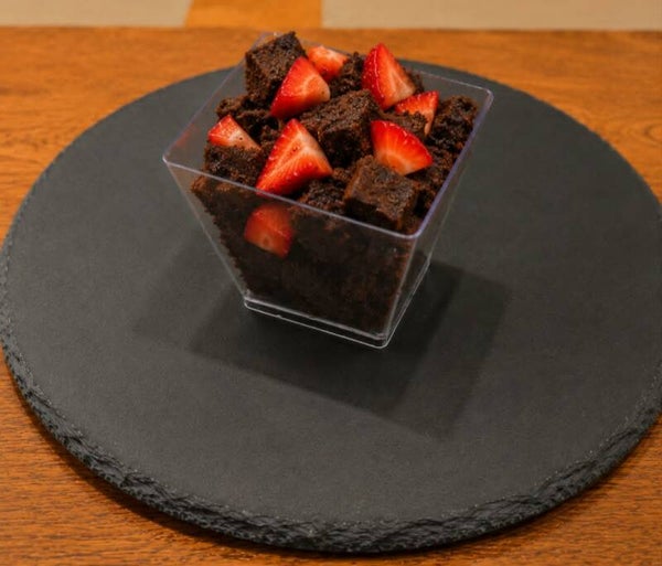 Brownie z truskawkami (12 sztuk)