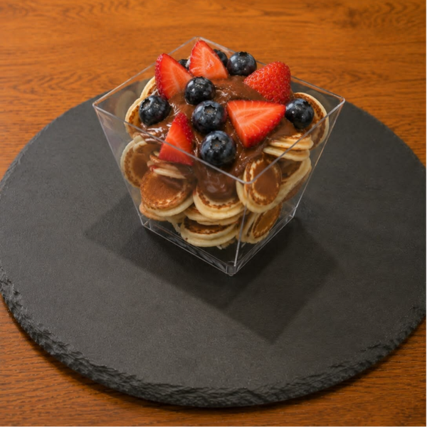 Mini pancake z nutellą i owocami 12 sztuk