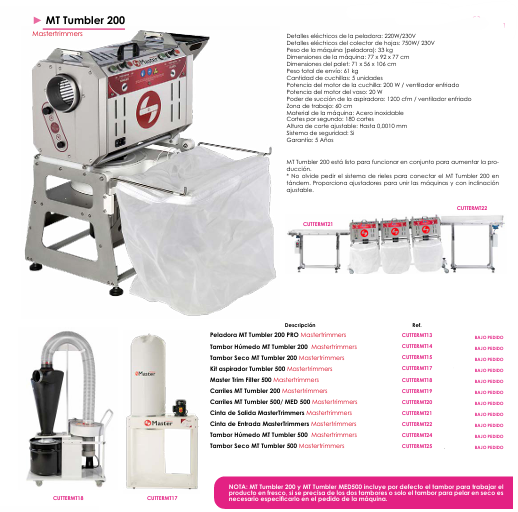 MT Tumbler 200 - Mastertrimmers