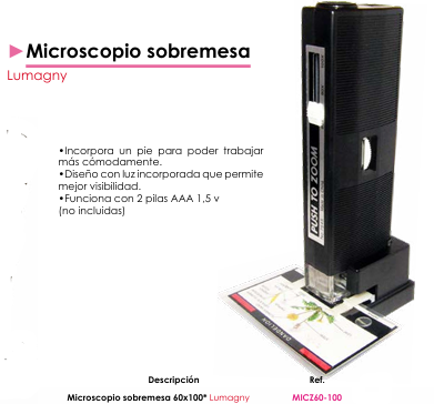 Microscopio sobremesa  Lumagny